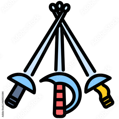 Fencing Sword Icon