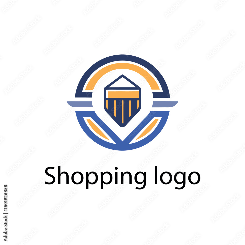 Fototapeta premium Online Shopping logo