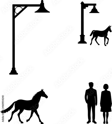 isolated, white, object, stand, lamp, street, tool, vector, equipment, hanger, pump, light, air, illustration, metal, 3d, steel, black, microphone