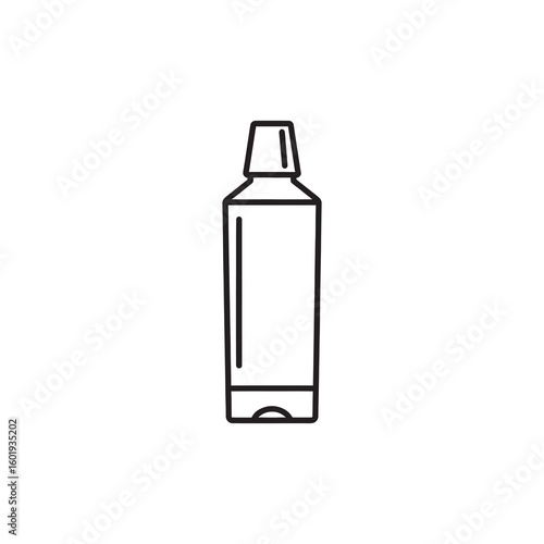 Shaving foam can vector icon a personal care grooming product for a smooth shave a cosmetic aerosol container for bathroom use and hygiene