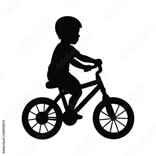 boy on bicycle
