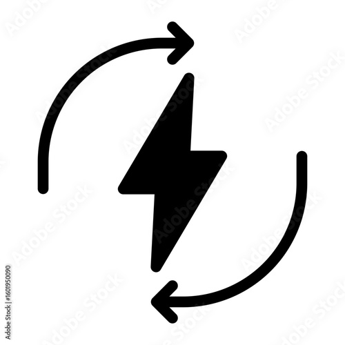 efficiency glyph icon
