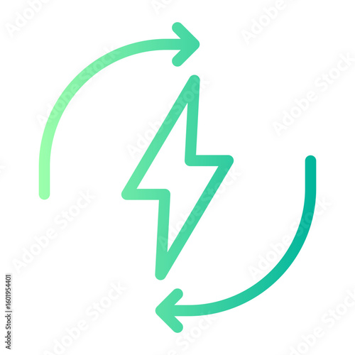 efficiency gradient icon