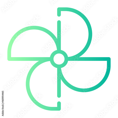 fan gradient icon