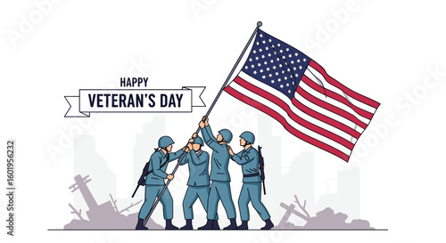 Honoring america's heroes celebrating veterans day with pride and gratitude for their service