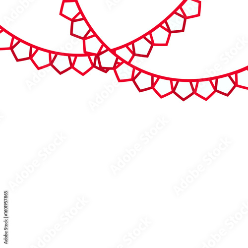 Indonesia Flag Curtain Header