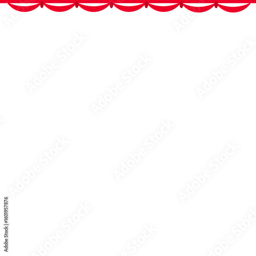 Indonesia Flag Curtain Header