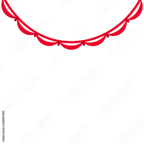 Indonesia Flag Curtain Header