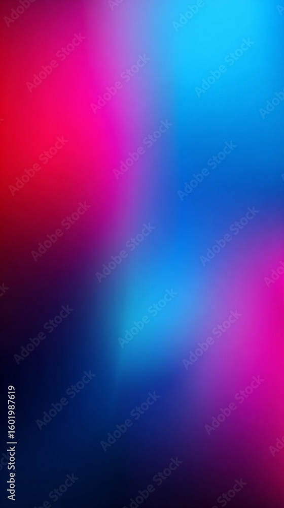 Fototapeta premium Vibrant gradient blending cobalt blue and magenta tones, creating a bold and dynamic transition. Ideal for modern design, tech branding, and energetic visual backdrops with vertical composition. 