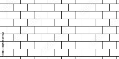 Pavement seamless mosaic stone concrete wall surface tiles. subway vector block rock white brick wall texture background.	