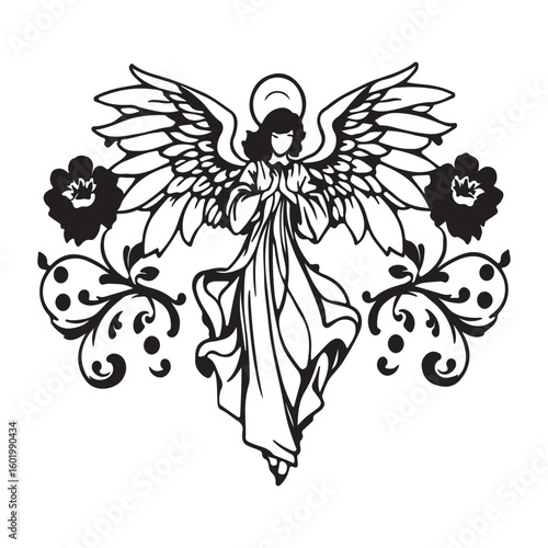 Silhouettes of people enjoying food and drinks at an outdoor market stall under string lights