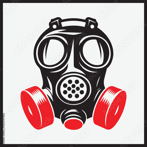 gas mask vector illustration