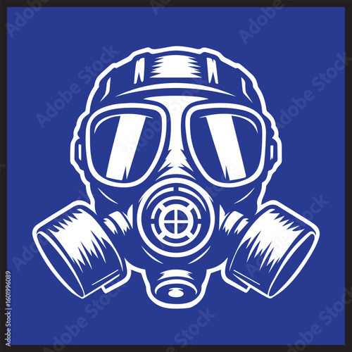 gas mask vector illustration