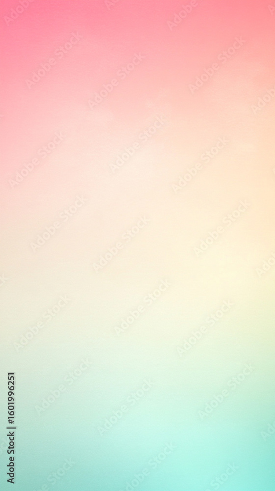 Fototapeta premium Soft gradient background with a smooth transition from Turquoise Mist to Coral Blush. Elegant and minimal, ideal for design use, presentations, digital backdrops, or modern abstract concepts.