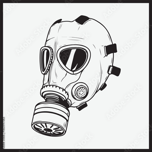 old gas mask