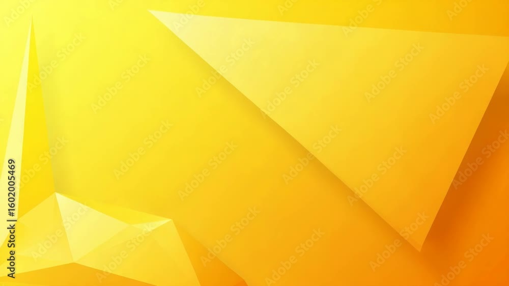 An abstract geometric background features bright yellow and orange gradients with sharp, faceted shapes and subtle lighting An abstract geometric background features bright yellow and orange gradients with sharp, faceted shapes and subtle lighting