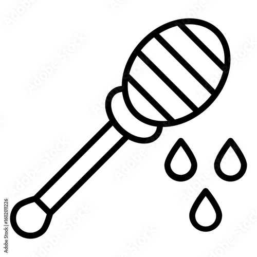 Honey Dipper line icon