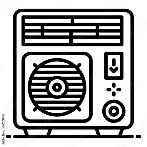 Air Cooler line icon