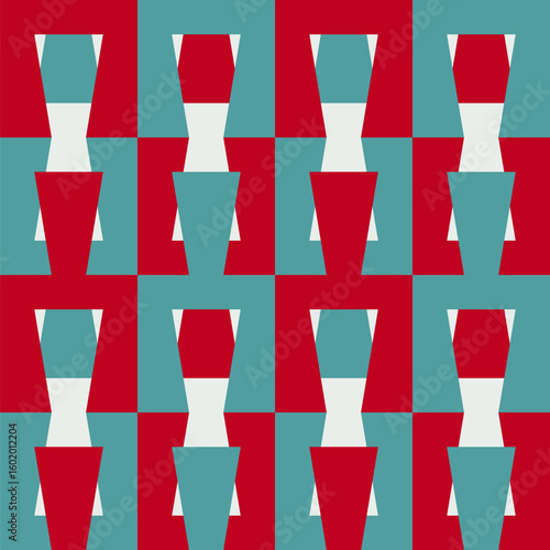 Abstract geometric seamless...
