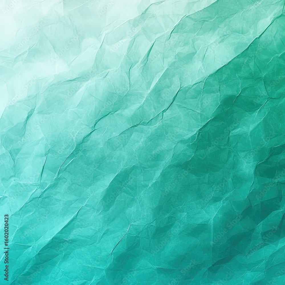 Obraz premium Artistic Composition of a Blue and Green Background Merged with a Clean White Backdrop for Contrast