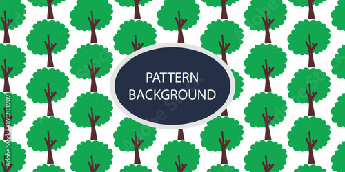 Green forest pattern backgrkound design. Hand draw texture. Vector template. fabric