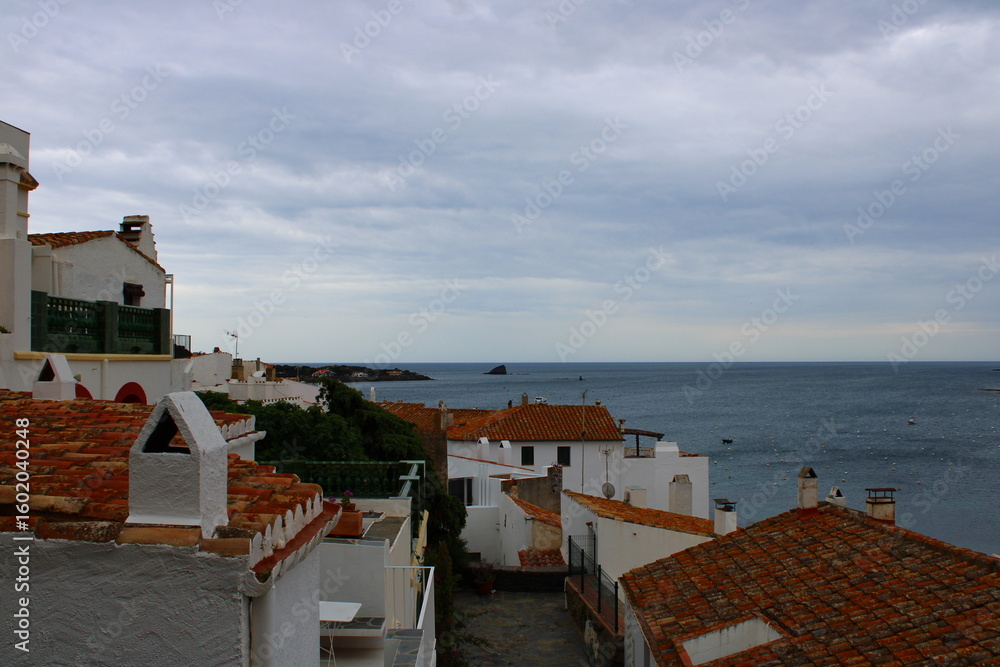 Fototapeta premium Cadaques Coastal Old Town