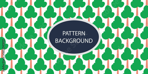 Green forest pattern backgrkound design. Hand draw texture. Vector template. fabric