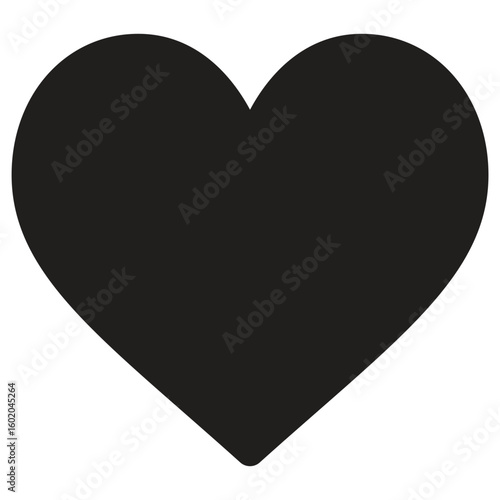 Black Heart Illustration