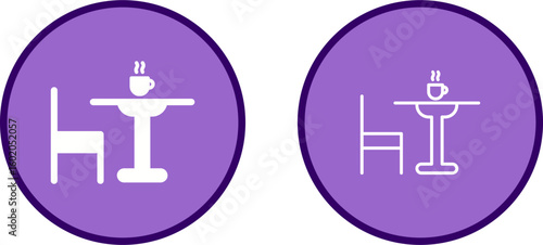 Tea Table Vector Icon