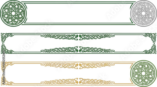 Celtic knot vector design elements for graphic design and web design projects needs