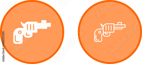 Revolver Vector Icon