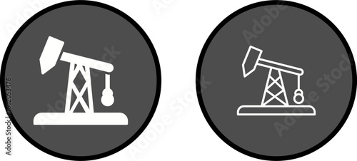 Pumpjack Vector Icon