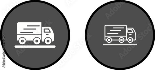 Moving Truck Vector Icon