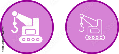 Lifter Crane Vector Icon