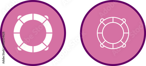 Life Saving Tube Vector Icon