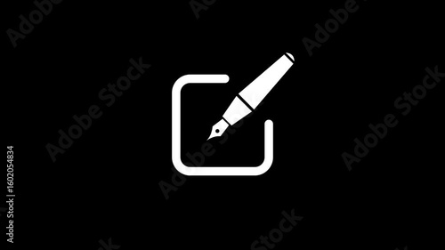 Wallpaper Mural Edit icon isolated on white background. Pencil icon. sign up Icon isolated animation . Torontodigital.ca