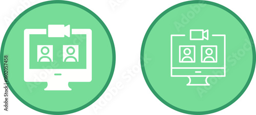 Video Call Vector Icon