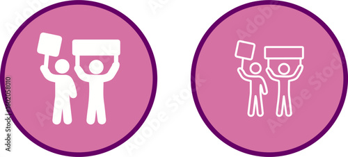 Protester Vector Icon