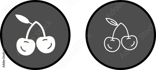 Cherries Vector Icon