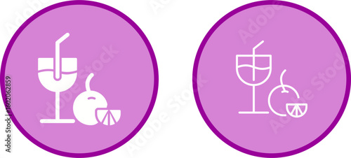 Orange Juice Vector Icon