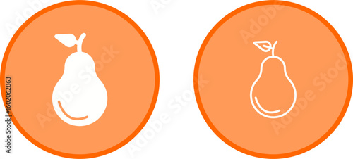 Pear Vector Icon