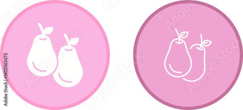 Avocado Vector Icon