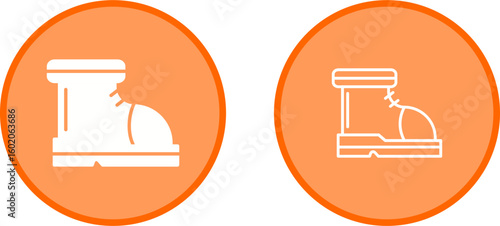 Ski Boots Vector Icon