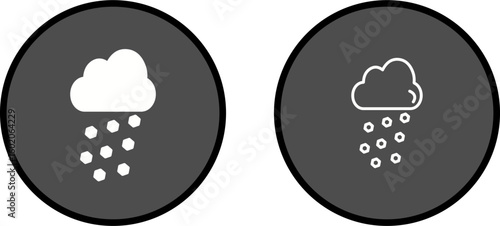 Hail Vector Icon