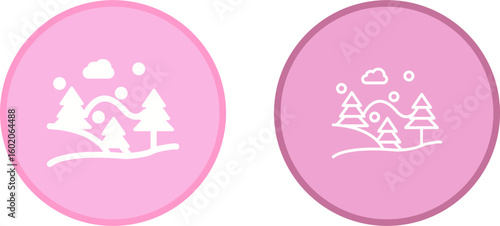 Snow Fall Vector Icon