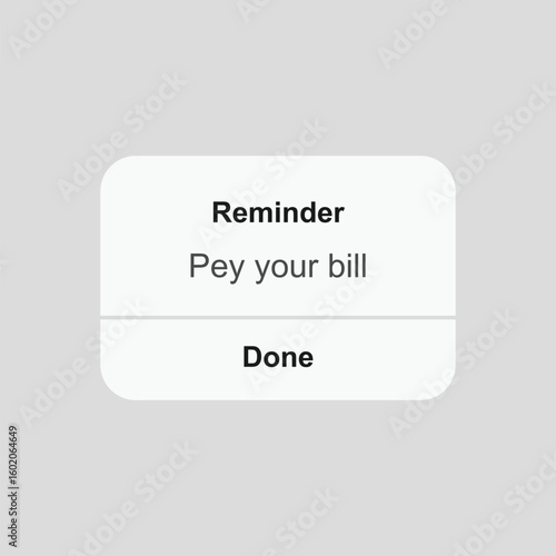 Payment schedule. pay your bill reminder popup. reminder sticker note. due date of credit, loan, house rent. financial bills by month period