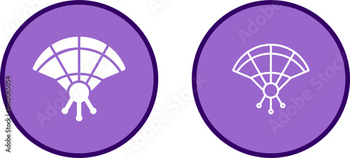 Hand Fan Vector Icon