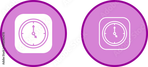 Clock Vector Icon