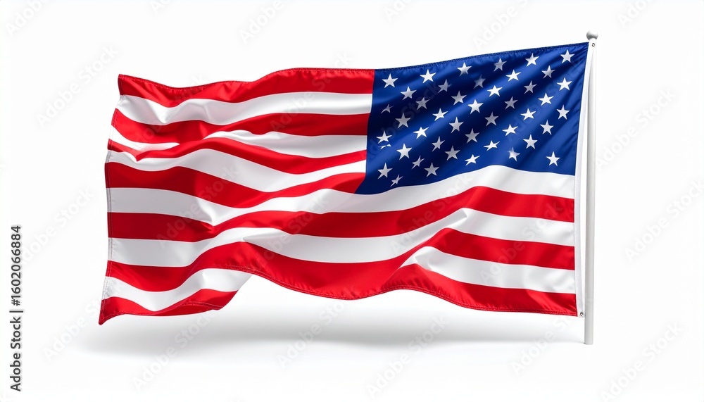 Fototapeta premium Meaning Behind the Colors and Patterns of the American Flag