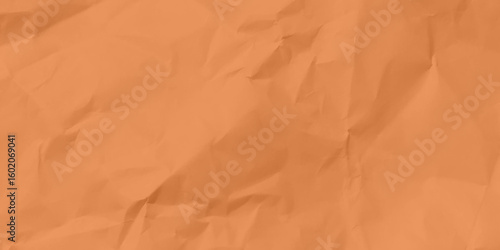 Brown paper crease texture for background.